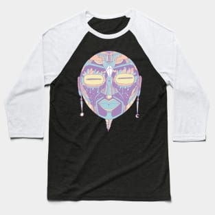Retro Blend African Mask 2 Baseball T-Shirt